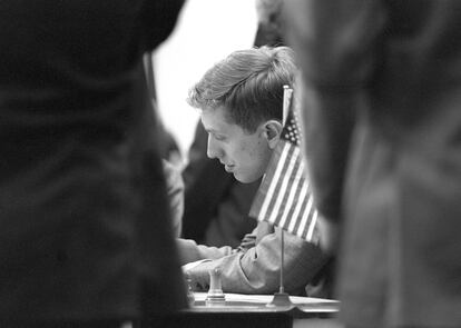 Bobby Fischer, en noviembre de 1966 en Cuba.