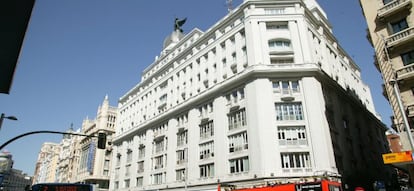 Edificio Gran V&iacute;a 32, en Madrid.