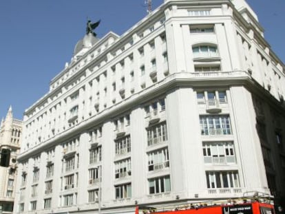 Edificio Gran V&iacute;a 32, en Madrid.