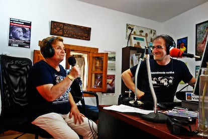 Imagen cedida por Radio Valdivielso de su estudio de grabación.