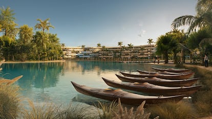 Vista del lago.