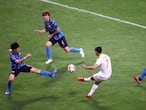 Tokyo 2020 Olympics - Soccer Football - Men - Semifinal - Japan v Spain - Saitama Stadium, Saitama, Japan - August 3, 2021. Marco Asensio of Spain scores their first goal REUTERS/Kim Hong-Ji