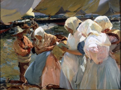 'Pescadoras valencianas', obra de Joaquín Sorolla, de 1903.