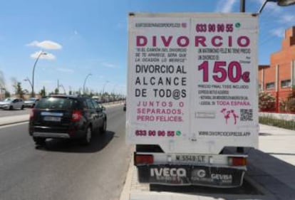 "Si el camión del divorció se le aparece, será que la ocasión lo merece".