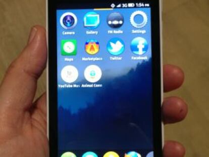 Geeksphone Peak con sistema operativo Firefox