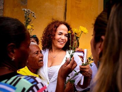 Judith Pinedo, candidata a la Alcaldía de Cartagena de Indias (Colombia), en junio de 2023.