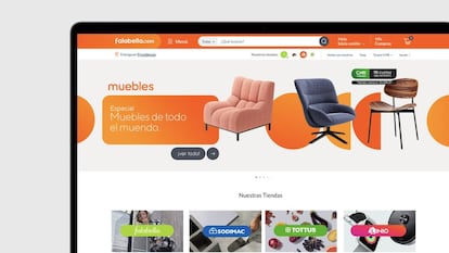 Una imagen de la web de Falabella.