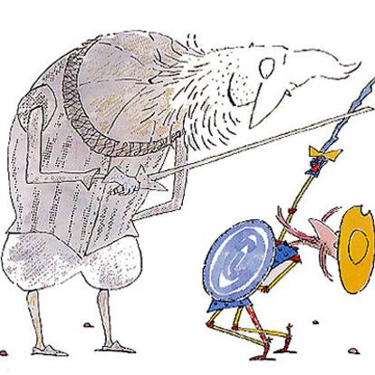 Ilustración de Montse Ginesta para 'Don Quijote' (La Galera).