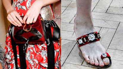 Los accesorios de JW Anderson que todas querrán llevar

El británico es experto en crear complementos que se convierten en éxito instantáneo. Para el invierno del año que viene propone una versión de su bolso Pierce con lazo de raso y sandalias-joya. Triunfo asegurado.