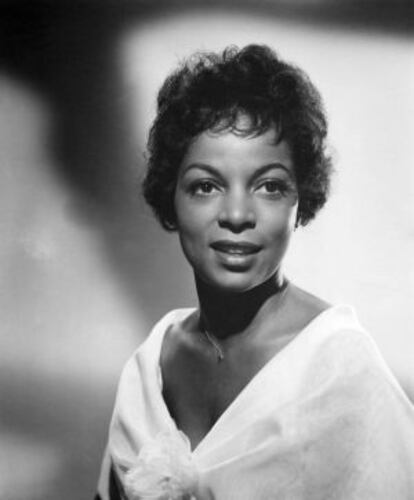 Ruby Dee, en 1961, cuando rodó 'Un lunar en el sol'.