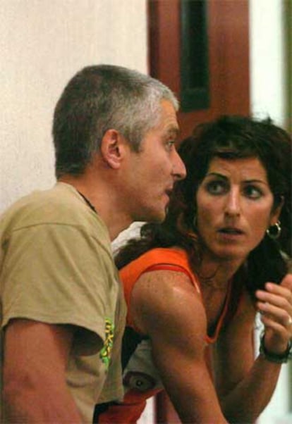 Txapote e Irantzu Gallastegi, durante el juicio.