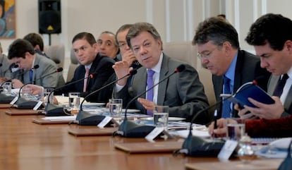 Consejo de ministros este lunes en Bogotá.