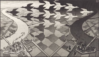 'Día y noche' (1938), de M.C. Escher 