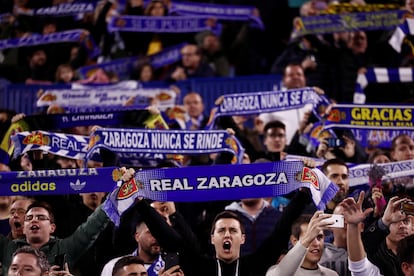 Afición del Real Zaragoza.