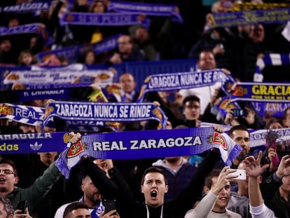 Afición del Real Zaragoza.