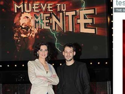 Raquel Martínez y Christian Serrano <i>(Mueve tu mente),</i> y <i>web</i> del programa de la BBC de <i>The national lottery people&#39;s quiz, </i>adaptado por Cuatro.