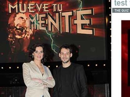 Raquel Martínez y Christian Serrano <i>(Mueve tu mente),</i> y <i>web</i> del programa de la BBC de <i>The national lottery people&#39;s quiz, </i>adaptado por Cuatro.