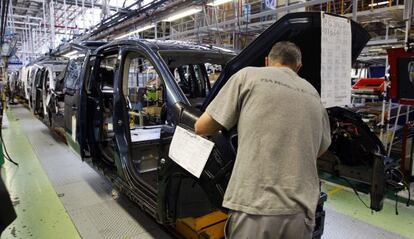 Instalaciones de fabricación de coches de Citroën en Vigo.