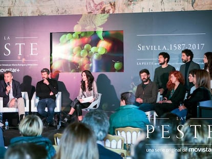 Presentaci&oacute;n de la serie &#039;La Peste&#039;, producida por Movistar +.