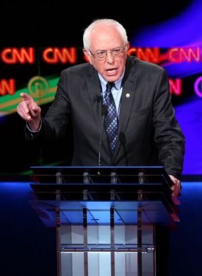 El candidato a las primarias demócratas, Bernie Sanders.
