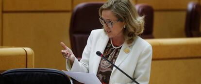 La ministra de Economía, Nadia Calviño
