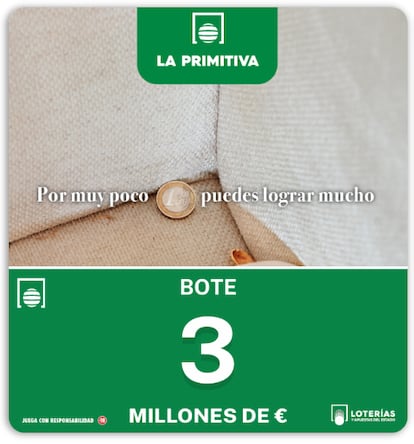 Bote La Primitia 3 millones de Euros