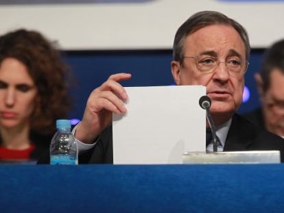 Florentino P&eacute;rez, presidente de ACS.