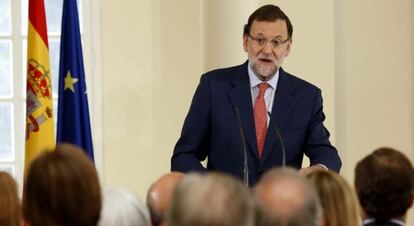 El president del Govern, Mariano Rajoy, en un acte celebrat aquesta setmana a Madrid.