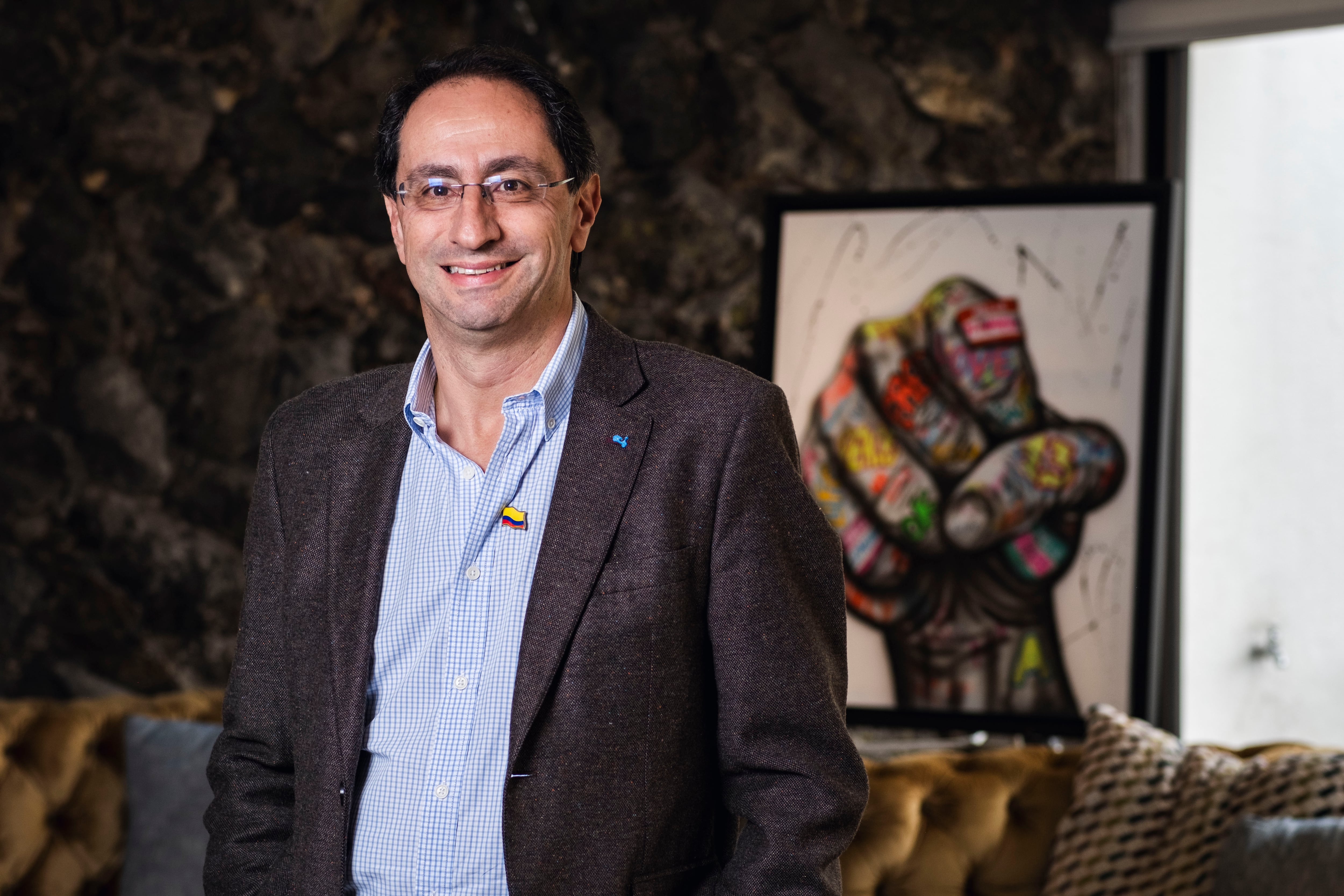 José Manuel Restrepo en Bogotá, este miércoles.