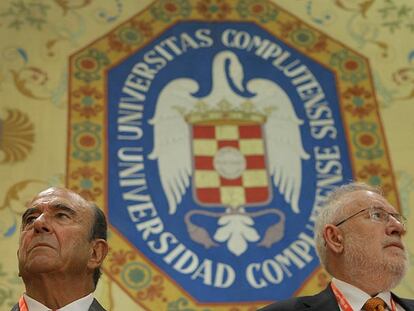 Emilio Botín y Carlos Berzosa