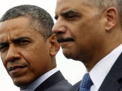 Barack Obama e Eric Holder.