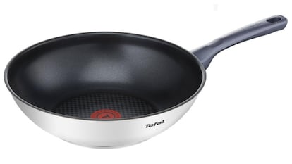 Sartén Wok Tefal para reducir el tiempo de cocción