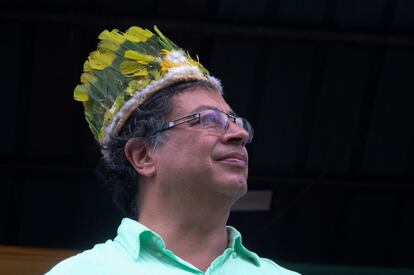 Gustavo Petro en campaña