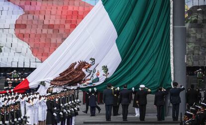 Imagem do desfile de independência na última sexta-feira.