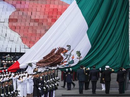 Imagem do desfile de independência na última sexta-feira.