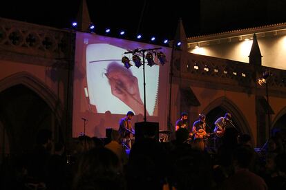 Uno de los conciertos "diseñados", que se celebra en el Festival de Cómic de Beja (Portugal).