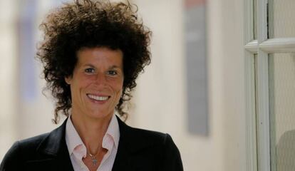 Andrea Constand, durante el juicio contra Bill Cosby en Pennsylvania.