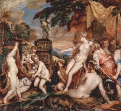 El cuadro 'Diana y Calisto' de Tiziano
