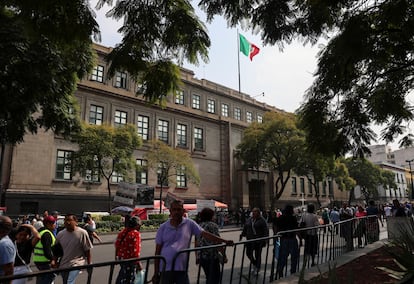 Vista de la Suprema Corte, en Ciudad de México