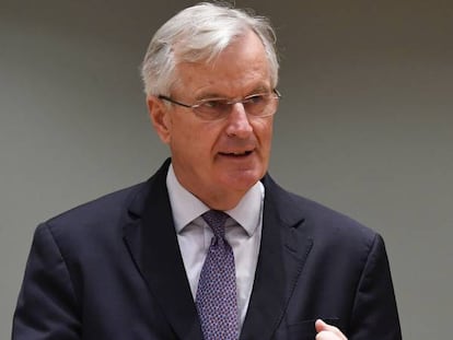 El jefe negociador de la Unión Eropea en el Brexit, Michel Barnier