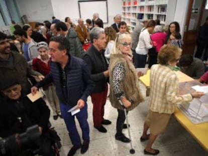 La cifra de afluencia de ciudadanos a las urnas registra el nivel más alto desde 2004