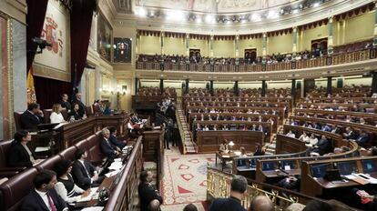 Sesión constitutiva de la XIII Legislatura del Congreso de los Diputados.