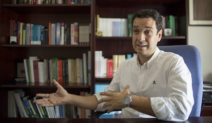 Manuel Ricardo Torres Soriano, durante la entrevista.