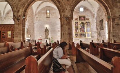 El interior de la Iglesia de los Santos Juanes, en Valencia.