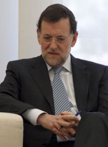 Mariano Rajoy, el viernes en Moncloa.