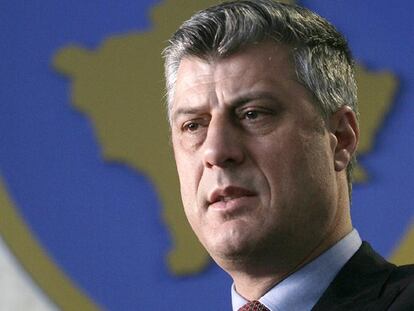 El primer ministro de Kosovo, Hashim Thaci.