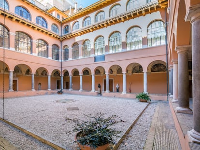 Sede de la Academia de España en Roma, en el antiguo claustro del convento de San Pietro in Montorio.