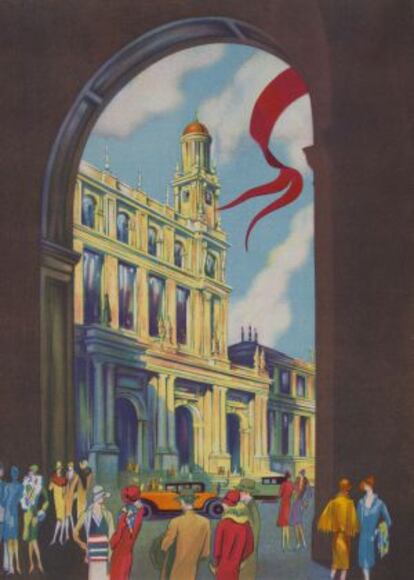 Cartel de la Exposición Internacional de Barcelona de 1929.