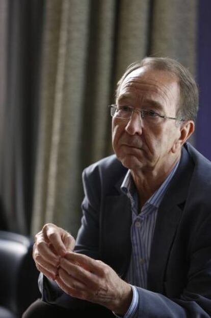 El historiador ingl&eacute;s Ian Kershaw, este lunes en Madrid.