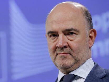 El comisario europeo de Asuntos Econ&oacute;micos, Pierre Moscovici. 